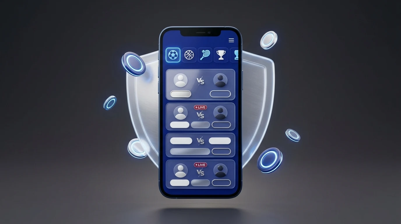 Frühere mobile Wettansicht und Sportauswahl von BetBull